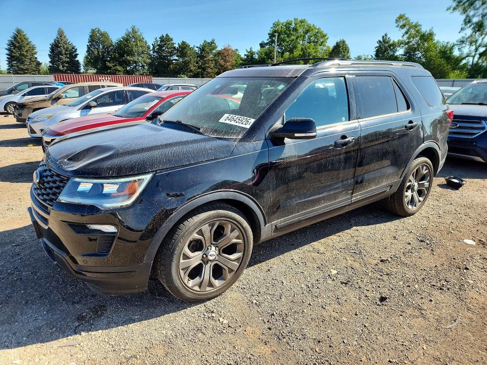 FORD EXPLORER 2018 with VIN 1FM5K8GT6JGC65332 - Photo from auction