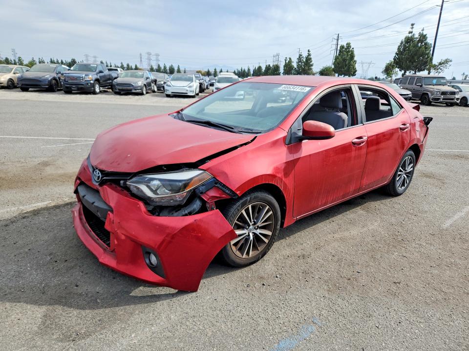 TOYOTA COROLLA 2016 with VIN 5YFBURHE9GP556793 - Photo from auction