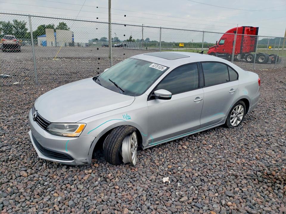 VOLKSWAGEN JETTA 2012 with VIN 3VWDP7AJ0CM383420 - Photo from auction