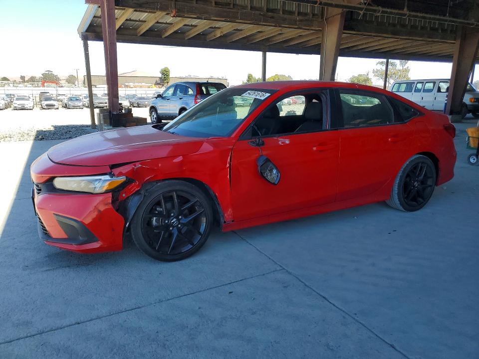 HONDA CIVIC 2022 with VIN 2HGFE2F5XNH500858 - Photo from auction