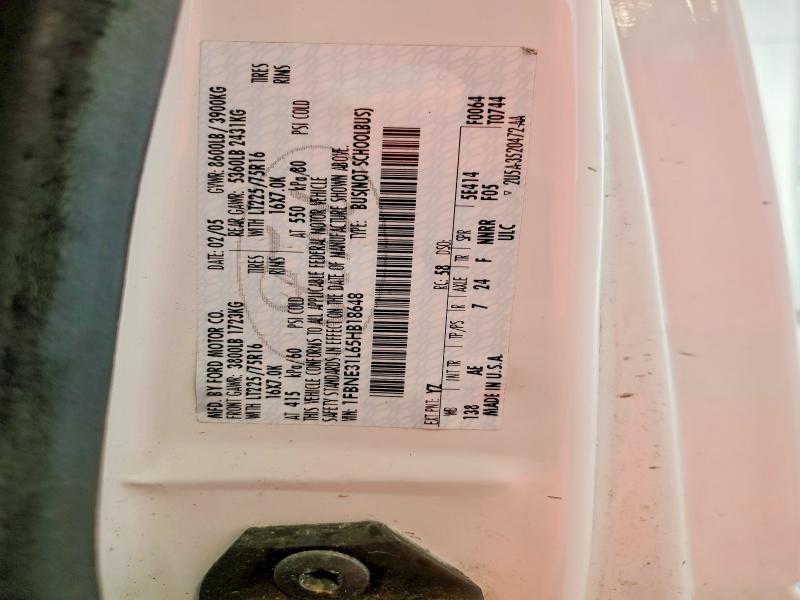 Photo 14 from auction – 2005 FORD ECONOLINE with VIN 1FBNE31L65HB18648