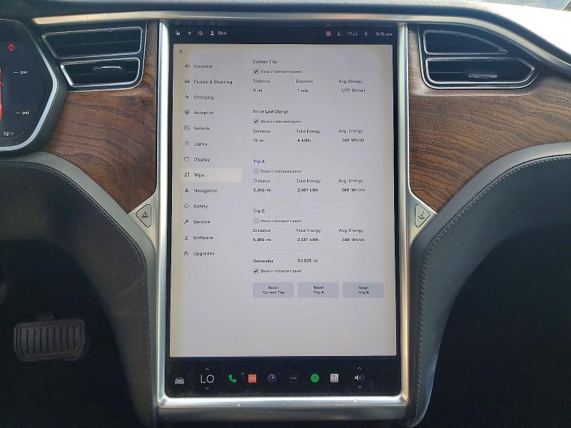 Zdjęcie 9 z aukcji – 2017 TESLA MODEL S z VIN 5YJSA1E24HF209390
