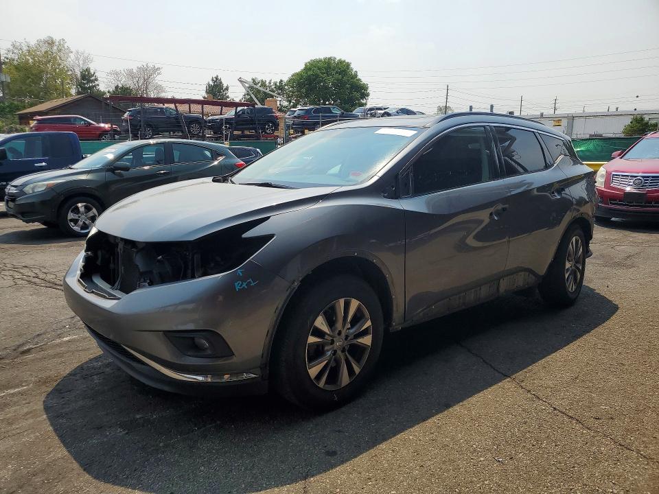 Photo 1 from auction – 2015 NISSAN MURANO with VIN 5N1AZ2MG2FN237108