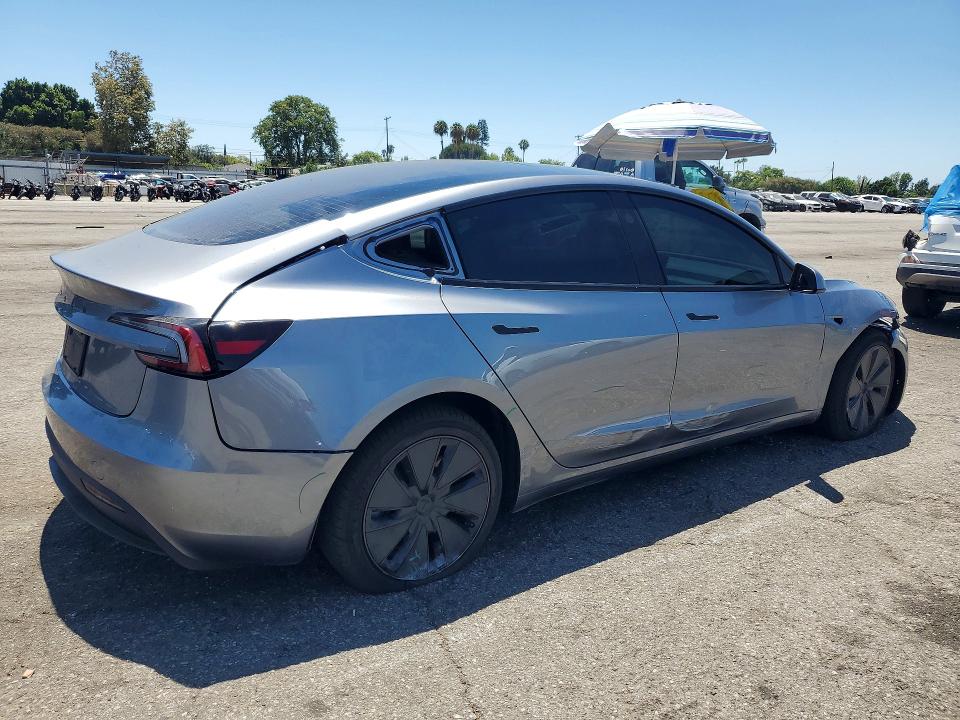 Photo 3 from auction – 2026 TESLA MODEL 3 with VIN 5YJ3E1EA3TF208885