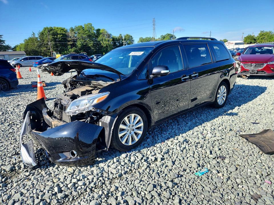 TOYOTA SIENNA 2015 with VIN 5TDYK3DC7FS664448 - Photo from auction