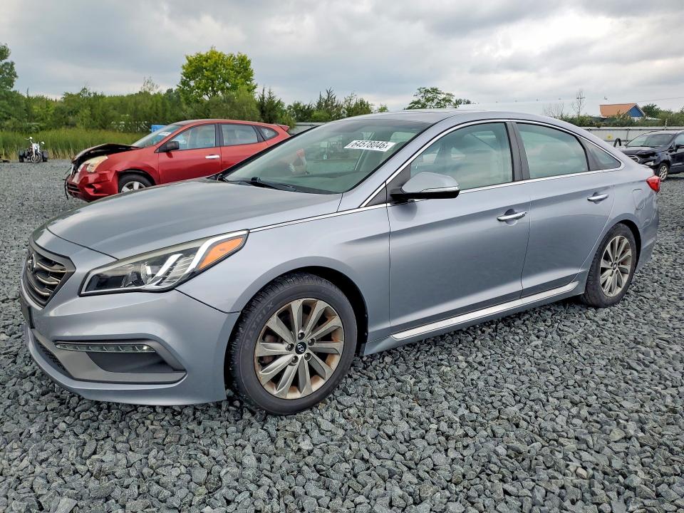 HYUNDAI SONATA 2017 with VIN 5NPE34AF8HH565540 - Photo from auction
