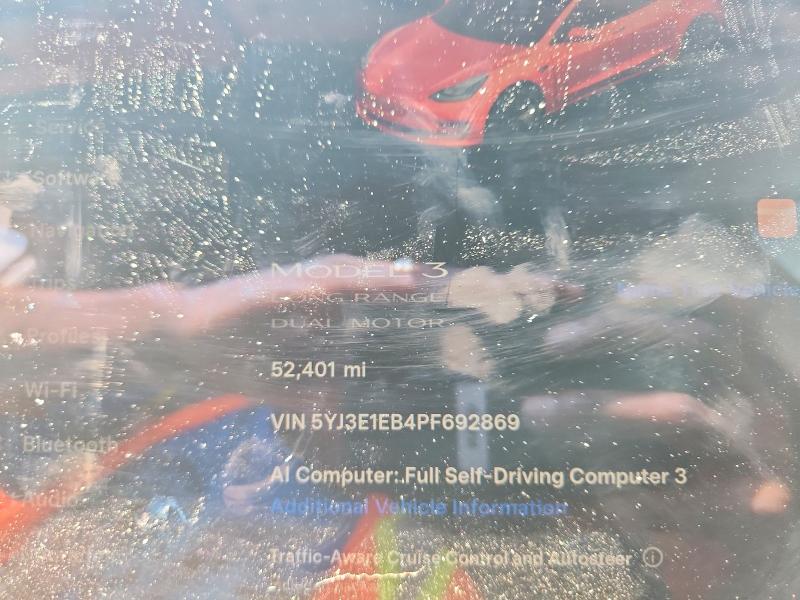 Photo 9 from auction – 2023 TESLA MODEL 3 with VIN 5YJ3E1EB4PF692869
