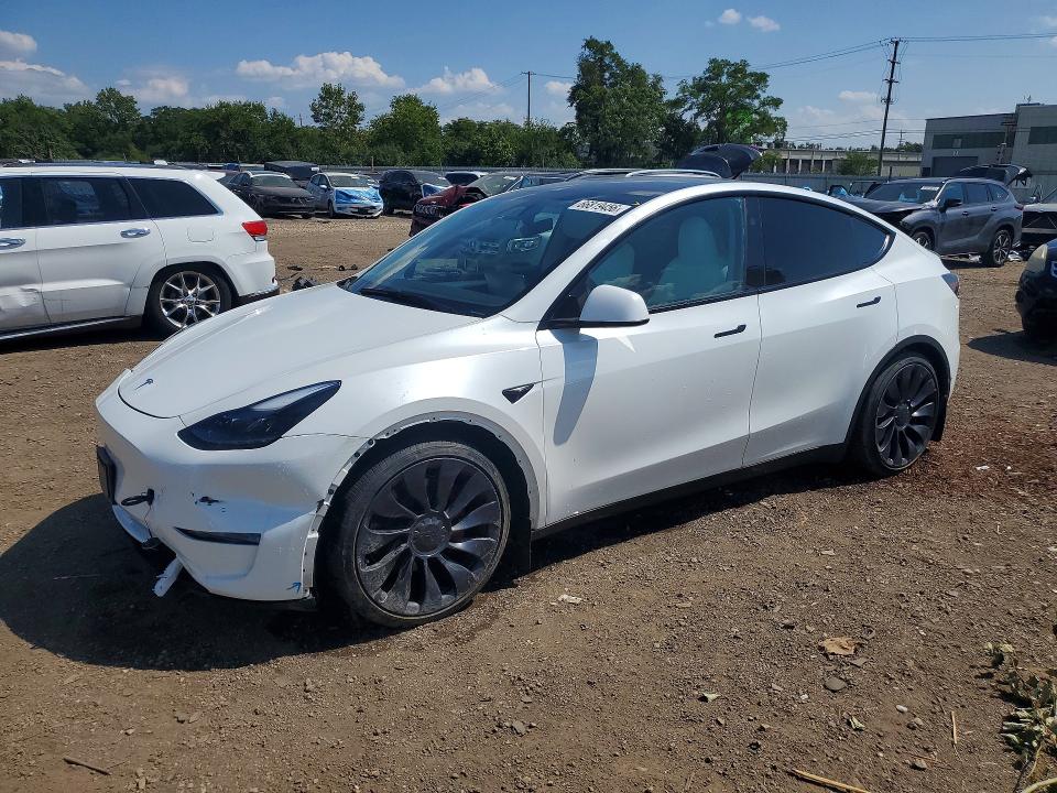TESLA MODEL Y 2024 with VIN 7SAYGDEF3RA299243 - Photo from auction
