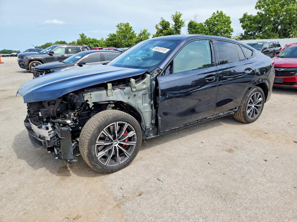 BMW X6 2023 with VIN 5UXCY8C02P9N57142 - Photo from auction