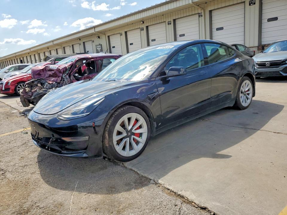 TESLA MODEL 3 2023 with VIN 5YJ3E1EB2PF673544 - Photo from auction