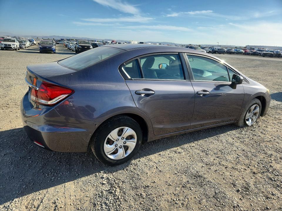 Photo 3 from auction – 2014 HONDA CIVIC with VIN 19XFB2F50EE238979