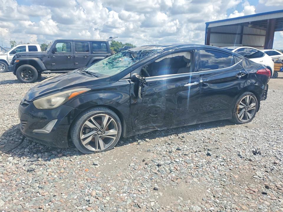 HYUNDAI ELANTRA 2015 with VIN KMHDH4AE0FU357364 - Photo from auction