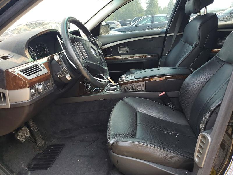 Photo 7 from auction – 2007 BMW 750 with VIN WBAHN83597DT66565