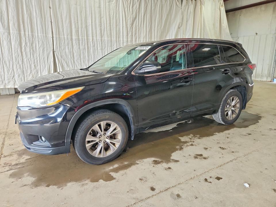 TOYOTA HIGHLANDER 2014 with VIN 5TDJKRFH1ES038230 - Photo from auction