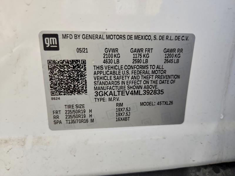 Photo 14 from auction – 2021 GMC TERRAIN with VIN 3GKALTEV4ML392835