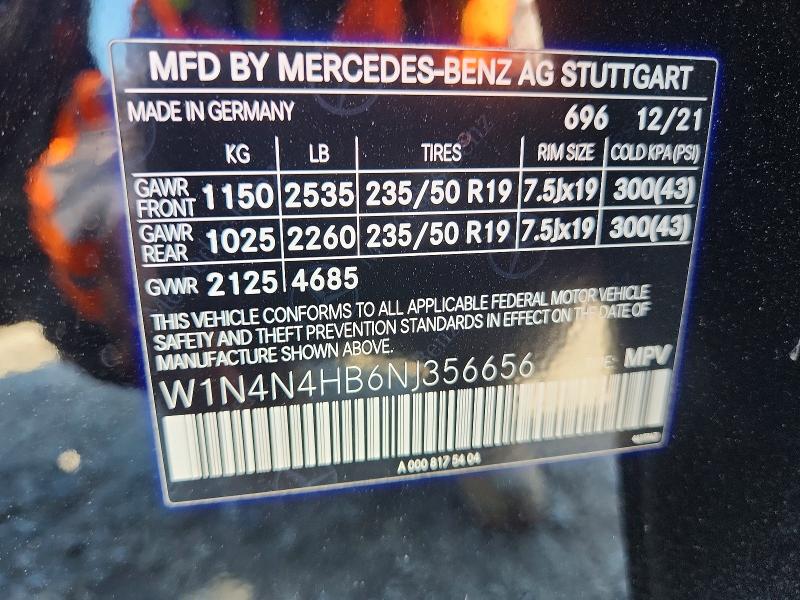 Photo 14 from auction – 2022 MERCEDES-BENZ GLA with VIN W1N4N4HB6NJ356656