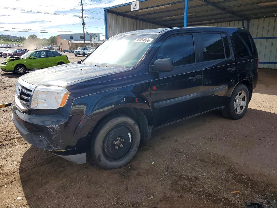HONDA PILOT 2012 with VIN 5FNYF4H2XCB010832 - Photo from auction
