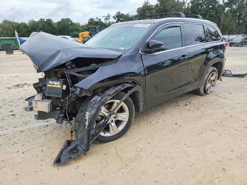 TOYOTA HIGHLANDER 2015 with VIN 5TDYKRFH6FS083664 - Photo from auction
