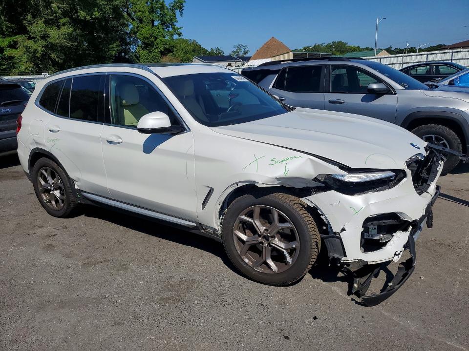 Photo 4 from auction – 2021 BMW X3 with VIN 5UXTY5C03M9H38201