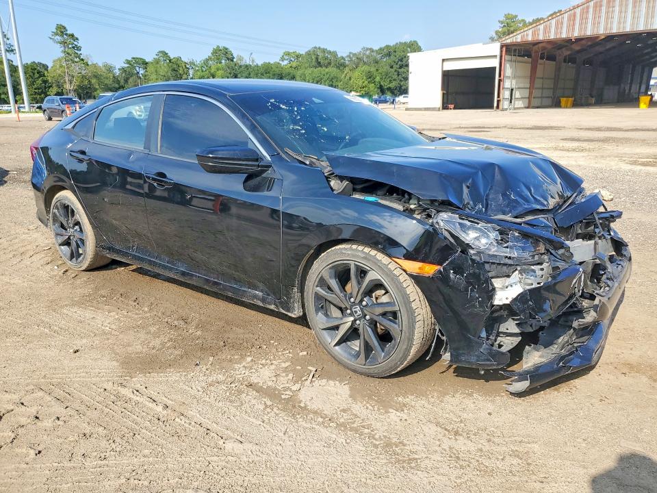 Photo 4 from auction – 2020 HONDA CIVIC with VIN 19XFC2F80LE023462