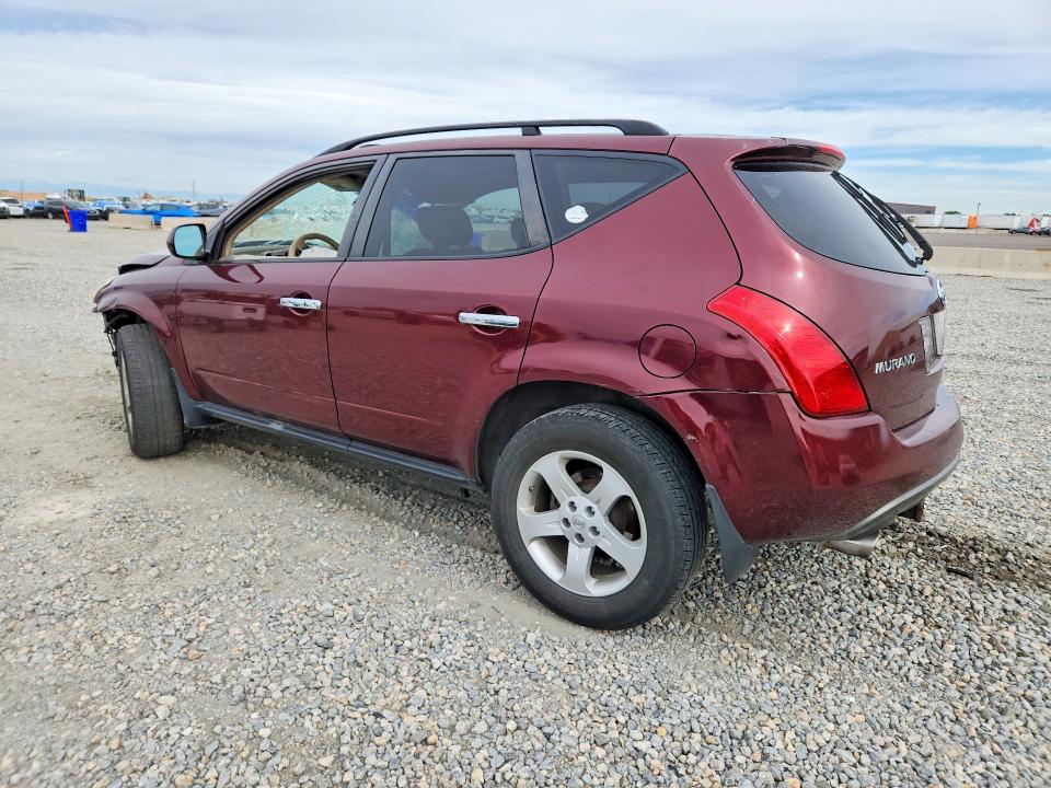 Photo 2 from auction – 2005 NISSAN MURANO with VIN JN8AZ08W35W400792