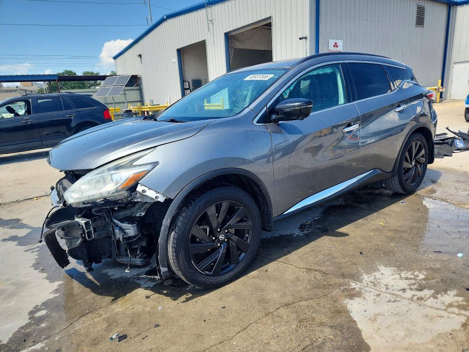 NISSAN MURANO 2017 с VIN 5N1AZ2MG7HN186658 - Снимка от търг