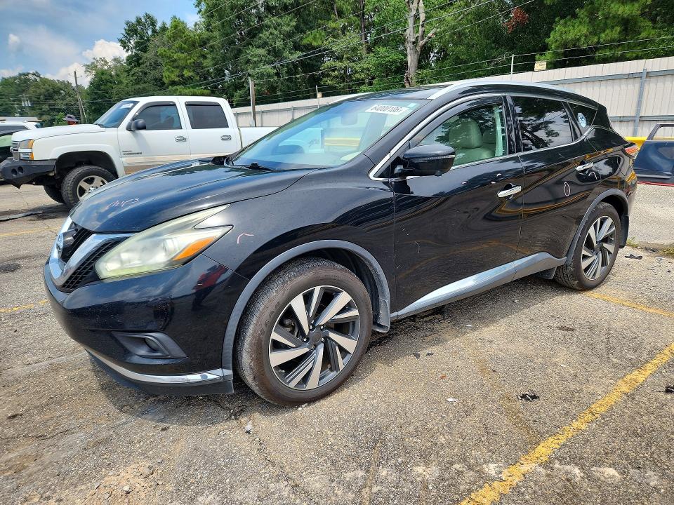 NISSAN MURANO 2016 with VIN 5N1AZ2MG5GN152202 - Photo from auction
