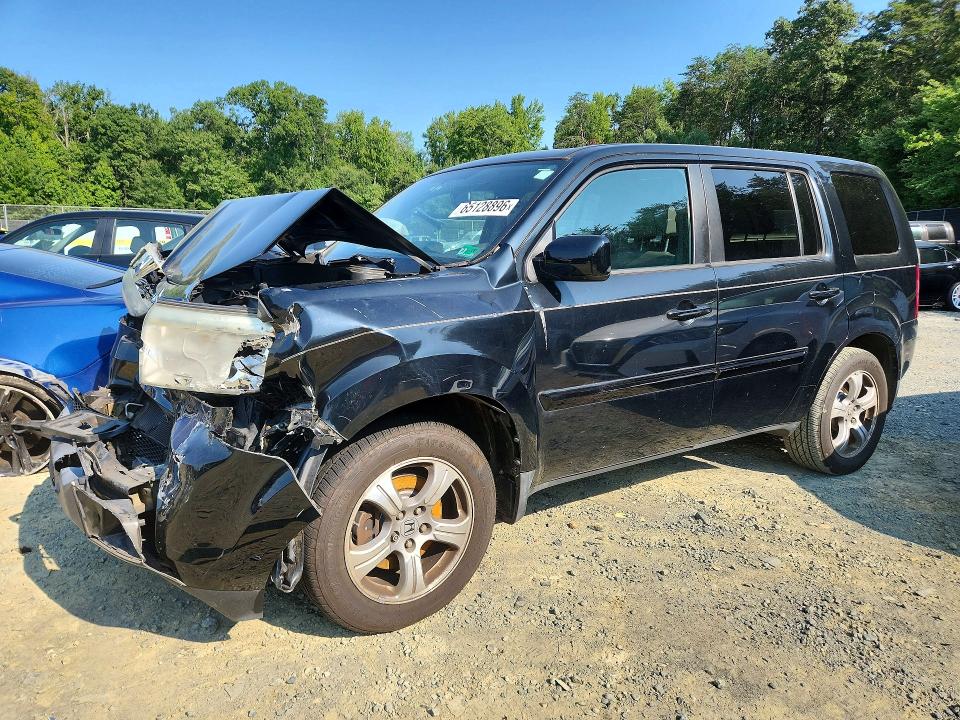 HONDA PILOT 2014 with VIN 5FNYF3H55EB015413 - Photo from auction