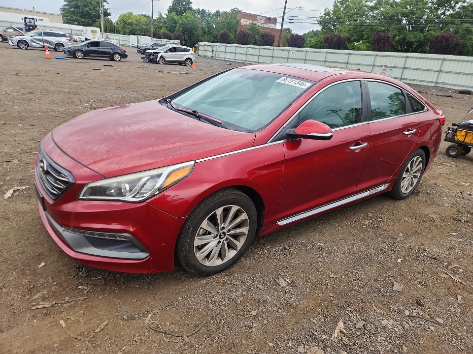 HYUNDAI SONATA 2016 with VIN 5NPE34AF8GH426829 - Photo from auction