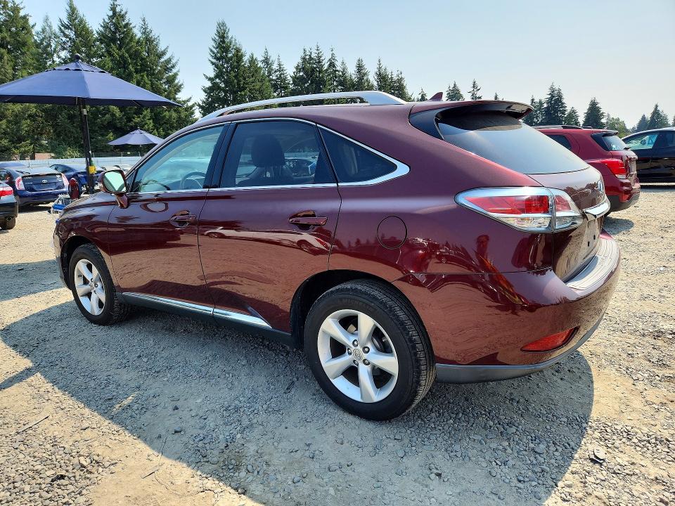 Photo 2 from auction – 2013 LEXUS RX with VIN JTJZK1BA5D2417473