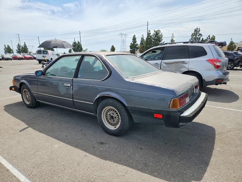 Photo 2 from auction – 1982 BMW 633 with VIN WBAEB4609C7510435
