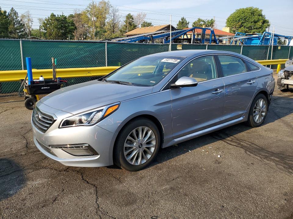 HYUNDAI SONATA 2015 with VIN 5NPE34AF6FH222187 - Photo from auction