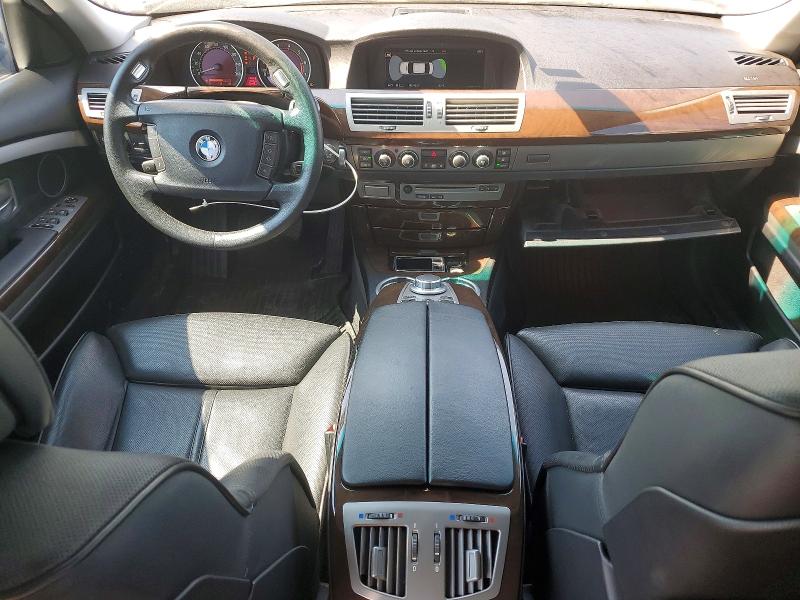 Photo 8 from auction – 2007 BMW 750 with VIN WBAHN83597DT66565