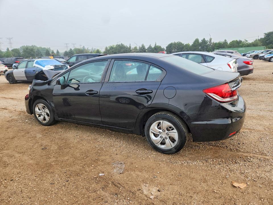 Photo 2 from auction – 2015 HONDA CIVIC with VIN 19XFB2F50FE067720