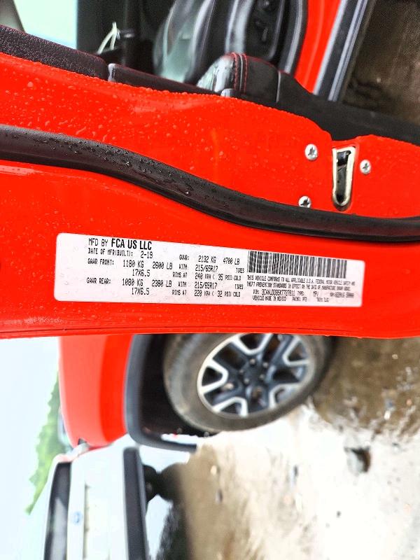 Photo 14 from auction – 2019 JEEP COMPASS with VIN 3C4NJDDB5KT727811