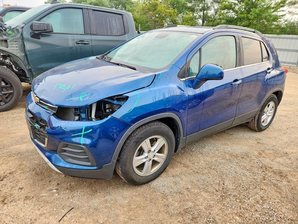 Снимка 1 от търг – 2019 CHEVROLET TRAX с VIN 3GNCJLSB6KL263536