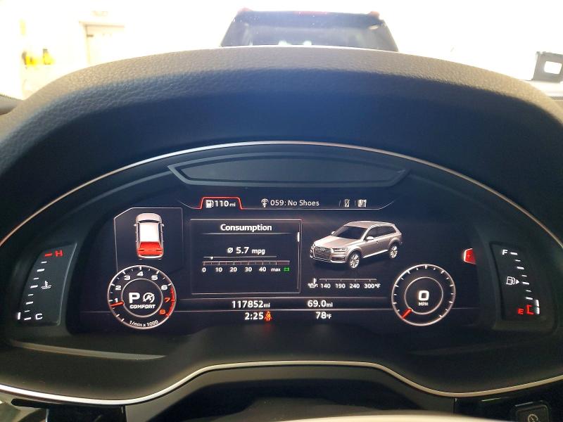 Photo 9 from auction – 2018 AUDI Q7 with VIN WA1LAAF74JD012869
