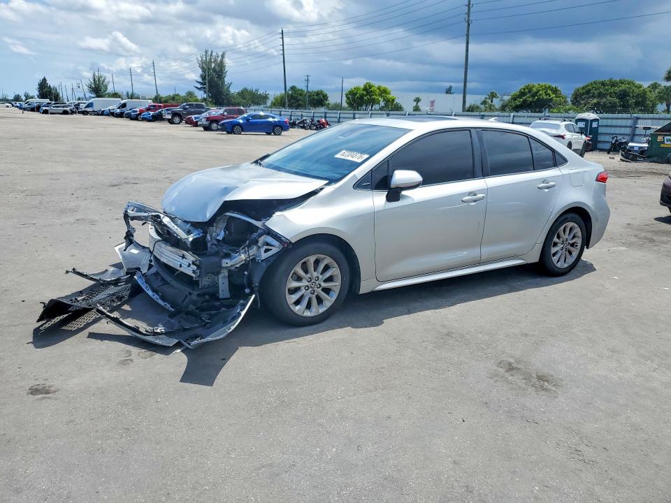 TOYOTA COROLLA 2020 with VIN 5YFHPRAE7LP012895 - Photo from auction