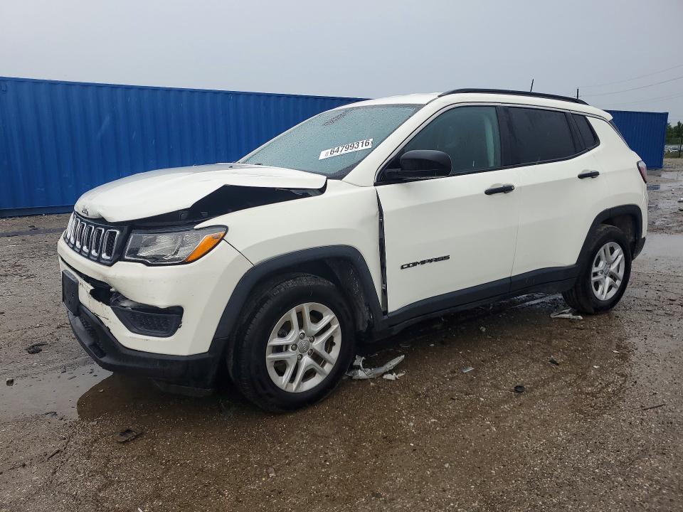 Снимка 1 от търг – 2019 JEEP COMPASS с VIN 3C4NJCAB0KT848003