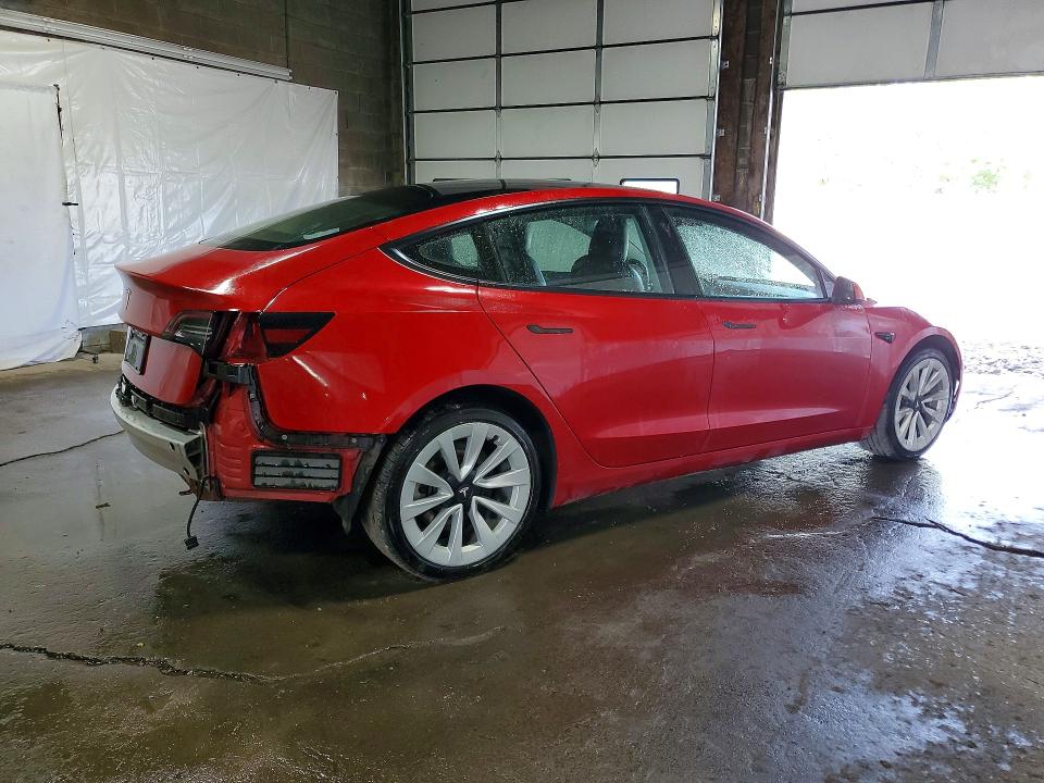 Photo 3 from auction – 2022 TESLA MODEL 3 with VIN 5YJ3E1EA2NF190771