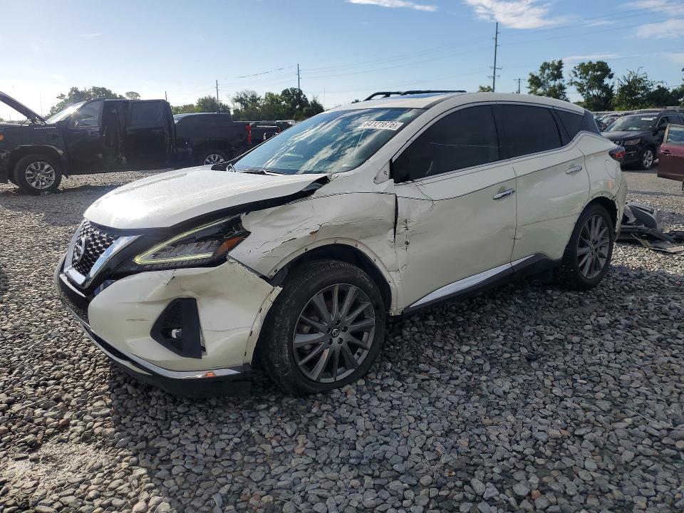 NISSAN MURANO 2021 with VIN 5N1AZ2BJ7MC127694 - Photo from auction