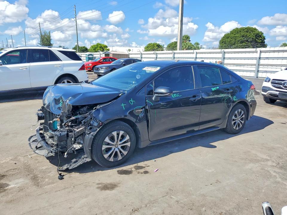 TOYOTA COROLLA 2021 with VIN JTDEAMDE5MJ030479 - Photo from auction