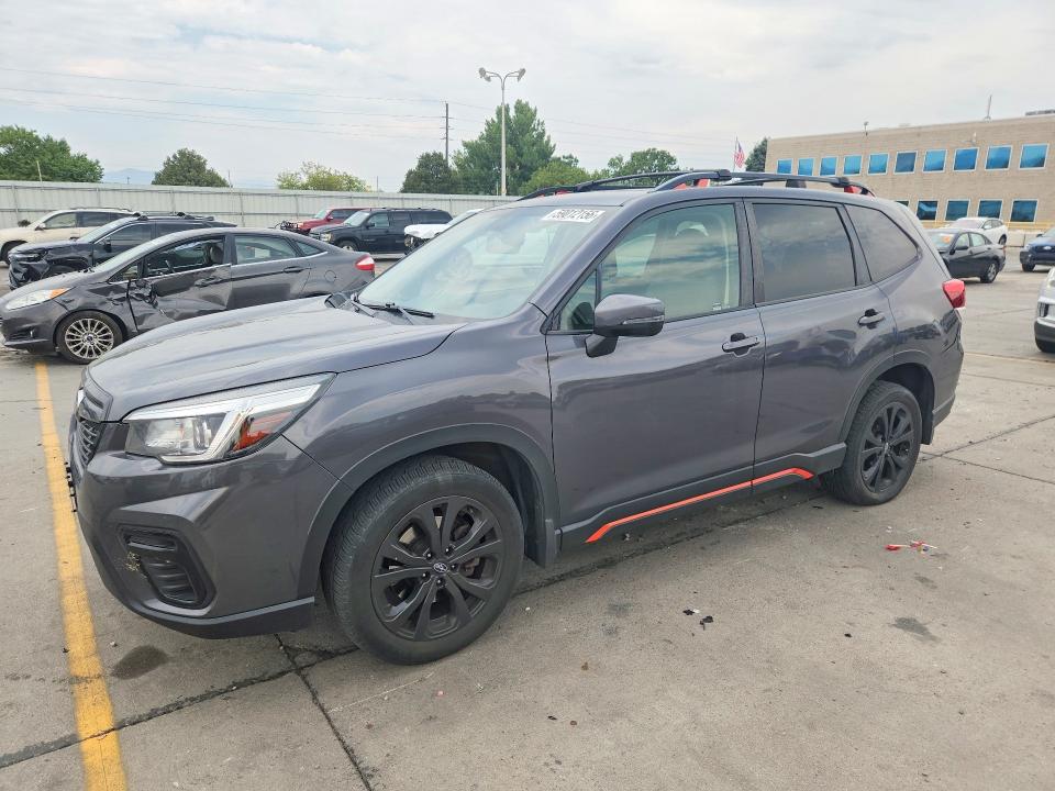 SUBARU FORESTER 2020 with VIN JF2SKARC3LH419831 - Photo from auction