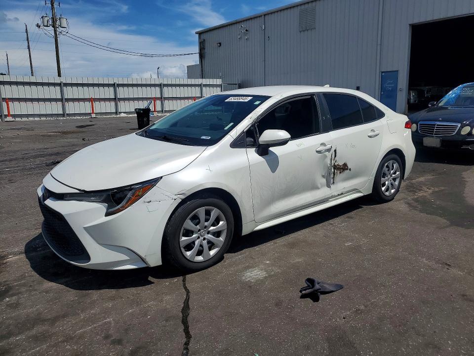 TOYOTA COROLLA 2021 with VIN 5YFEPMAE9MP150302 - Photo from auction