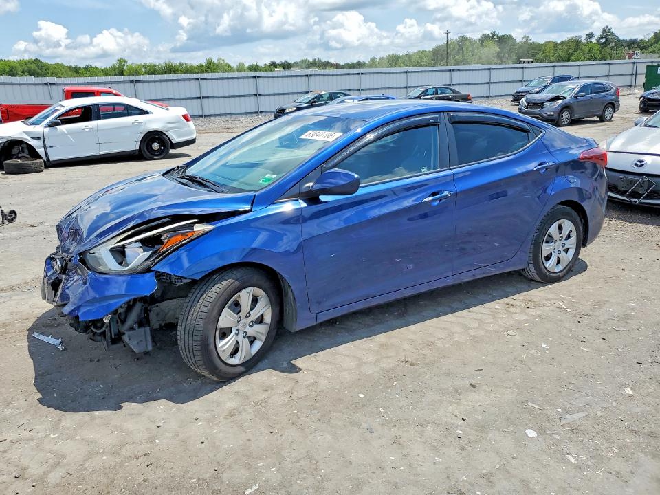 Photo 1 from auction – 2016 HYUNDAI ELANTRA with VIN 5NPDH4AE7GH697689