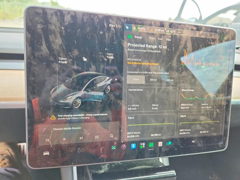 Photo 9 from auction – 2019 TESLA MODEL 3 with VIN 5YJ3E1EB3KF237567