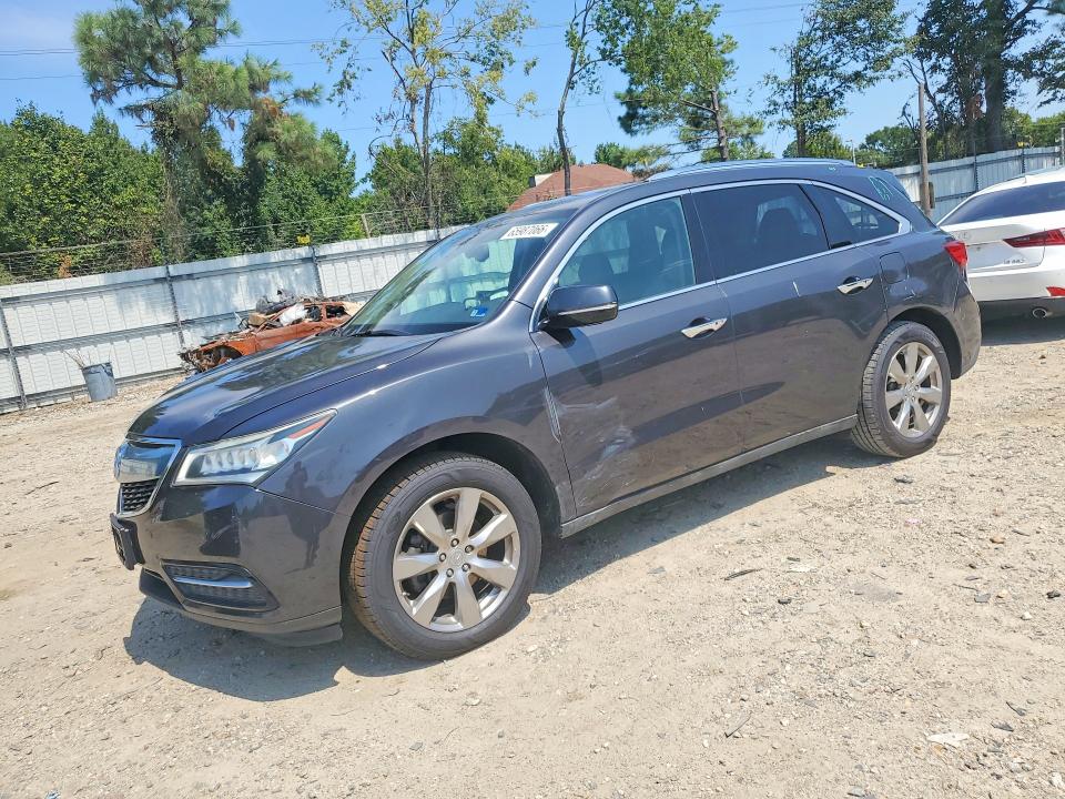 ACURA MDX 2014 with VIN 5FRYD3H82EB013844 - Photo from auction
