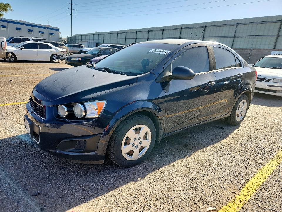 CHEVROLET SONIC 2016 with VIN 1G1JA5SH9G4124345 - Photo from auction