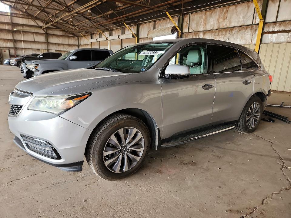 ACURA MDX 2015 with VIN 5FRYD4H42FB014979 - Photo from auction