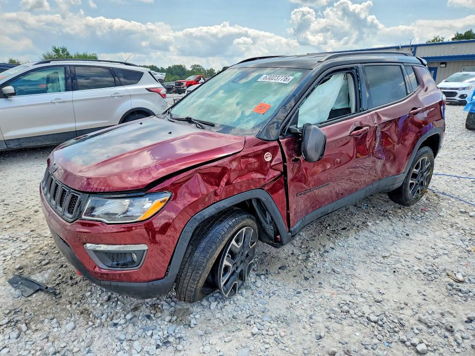 JEEP COMPASS 2021 with VIN 3C4NJDDB5MT593952 - Photo from auction